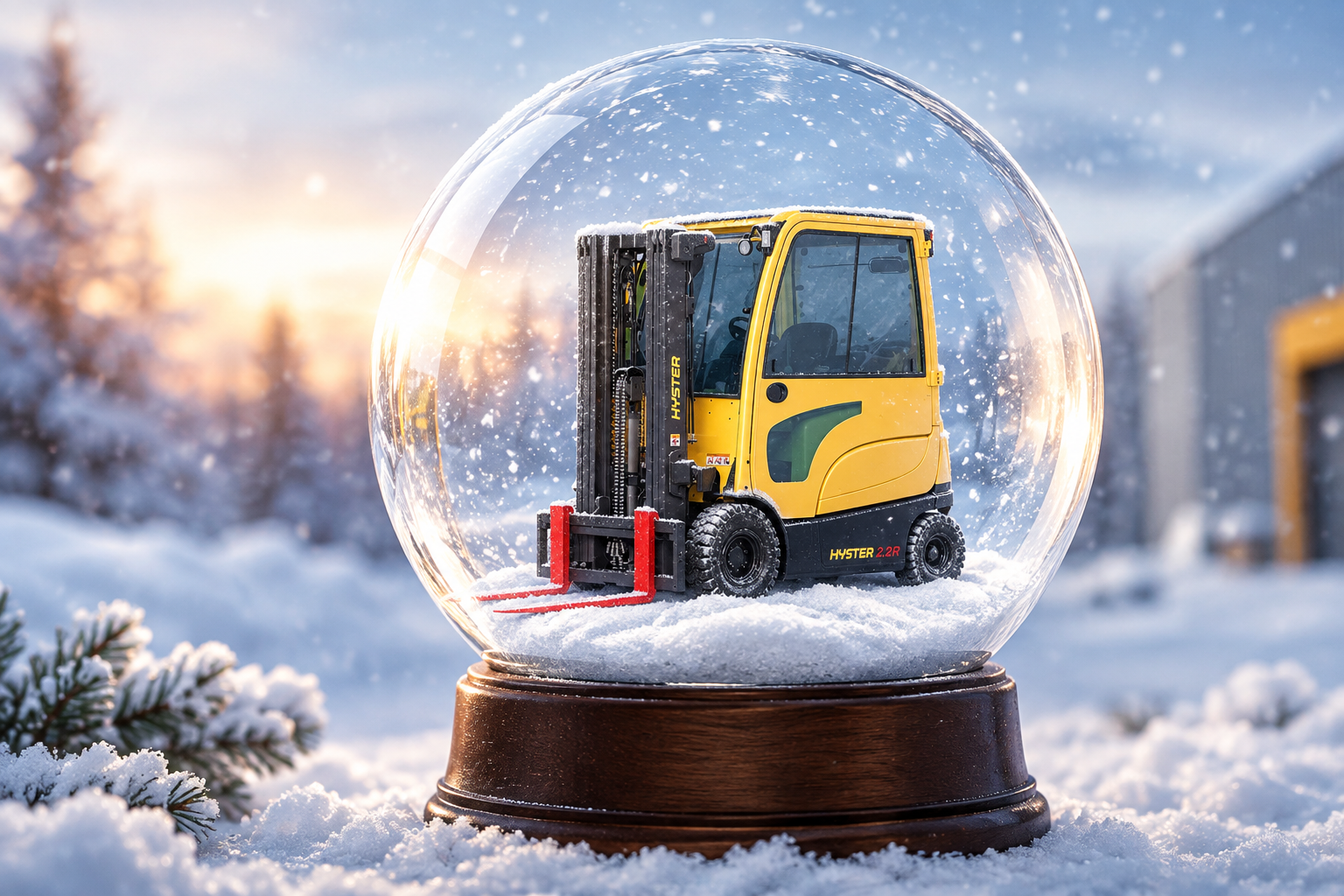 Sådan gør I gaffeltrucken klar til vinter